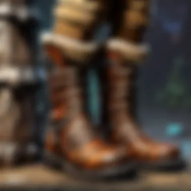 Artistic representation of the strategic implications of bear trap boots in gameplay