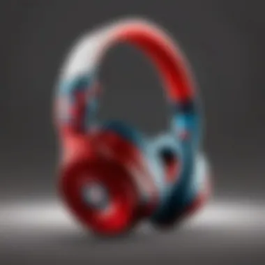 Standard vs Customized Beats Solo Pro Headphones Side-by-side comparison of a standard Beats Solo Pro and a customized version with skins.