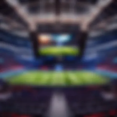 Captivating Stadium Atmosphere during Live Streaming