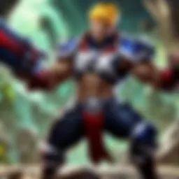 An expert ADC player showcasing advanced positioning in a team fight