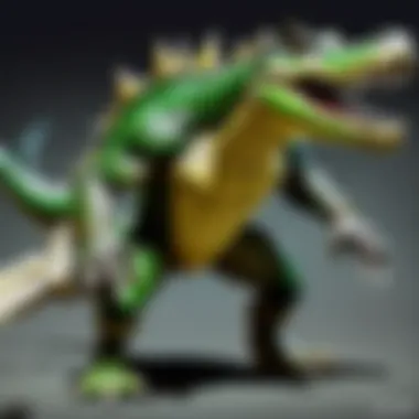 Exploring the Lore of Champion Croc Visual representation of Champion Croc's lore and backstory