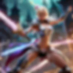 Ethereal Blade Dancer Gwen in Action