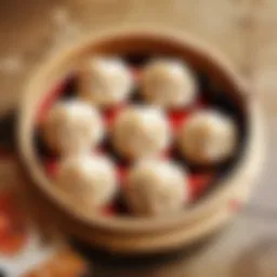 Exquisite xlb xiao long bao wrapper detail