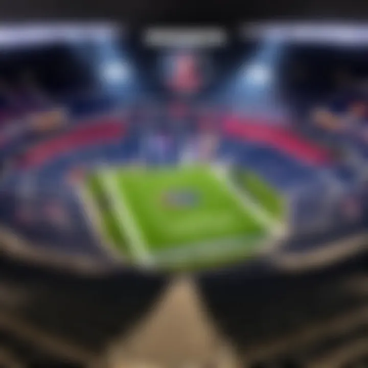 Close-up of the detailed seating chart showing seat numbers at NRG Stadium