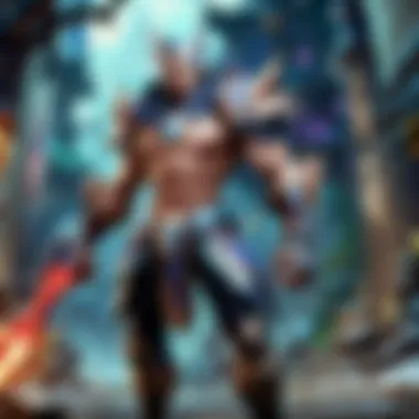 Community Engagement in League of Legends Esports Artistic representation of a diverse group of esports fans engaging with a playoff stream