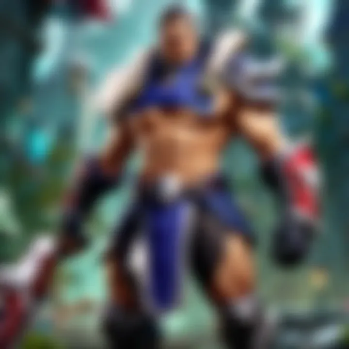 Dynamic visual of League of Legends patch update