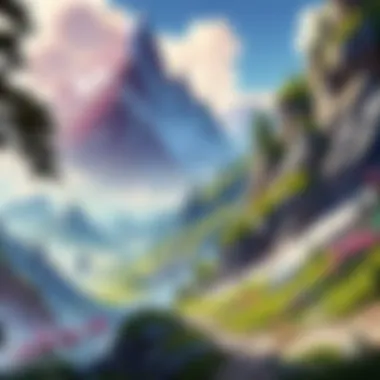 Ecosystem Harmony: Mountain Sole and Surrounding Flora Ecosystem Harmony: Mountain Sole and Surrounding Flora