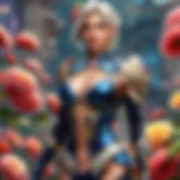 Elegant HM Top in Floral Bliss