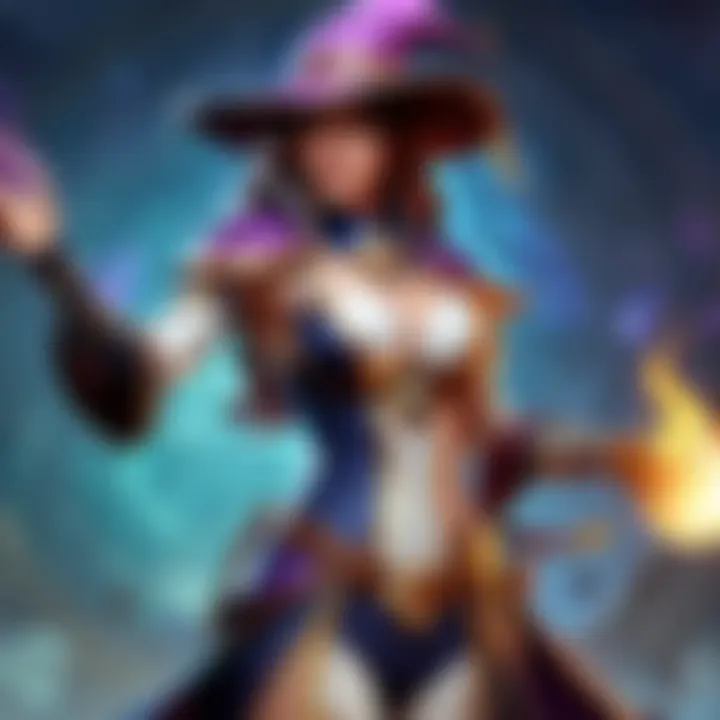 Enigmatic Sorceress in League of Legends Universe