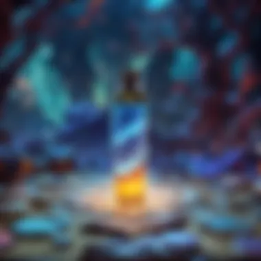 Enigmatic Aura of Soma Prescription Ethereal Glow Surrounding Soma Prescription Bottle