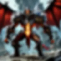 Conceptual illustration of Dragonstrike mechanics in League of Legends