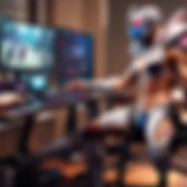 University of Minnesota esports team in practice