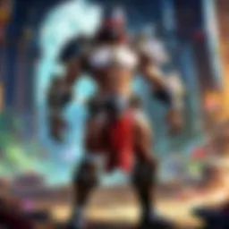 Illustration of a futuristic virtual reality gaming world