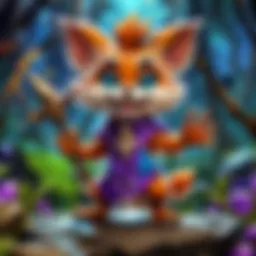 Gnar in his classic skin showcasing his playful demeanor