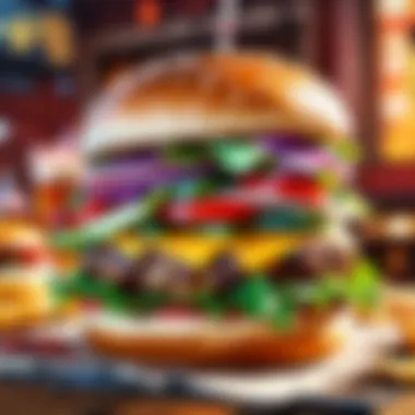 Burger Bliss Delivered to You Gourmet burger with a side of truffle fries