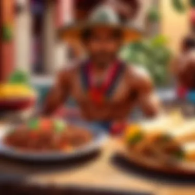 Mexican Delights via Grubhub Colorful array of authentic Mexican dishes