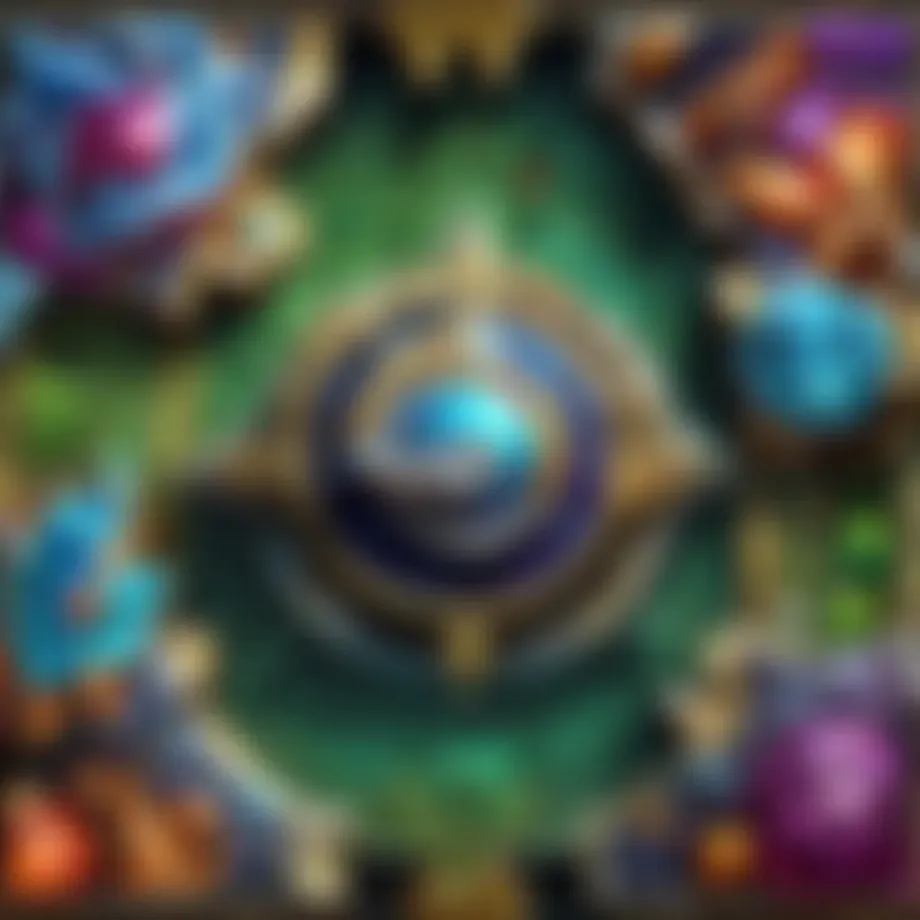 Intricate puzzle pieces representing League of Legends