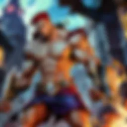 A dynamic scene showcasing the vibrant art style of League of Legends comic books.