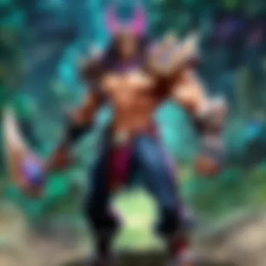 Gameplay in League of Legends iOS App Gameplay screenshot showcasing strategic action in the app