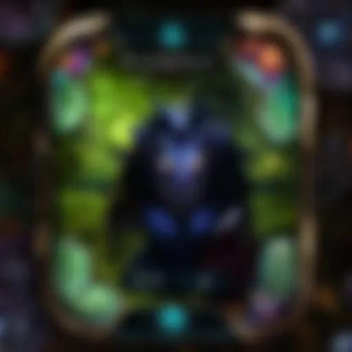 Visual representation of League of Legends iOS app interface