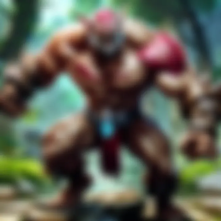 A close-up of a League of Legends champion during gameplay.