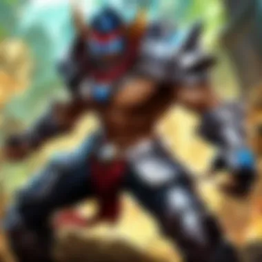 Champion in Action on Android Gameplay screenshot showcasing a champion in action on mobile