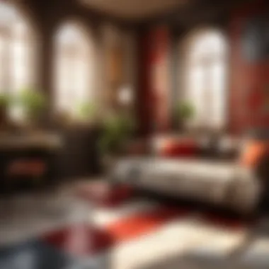 MSI Tiles in Modern Interior Design A modern living space adorned with MSI tiles, reflecting contemporary design trends.