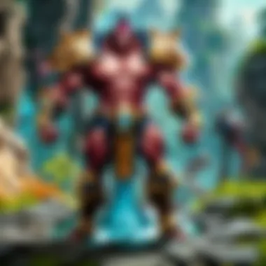 Champions Roleplay in Summoner's Rift An intricate illustration of champions engaging in roleplay within the Summoner's Rift.