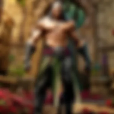 Crafting Narratives in RP A creative depiction of a player crafting a narrative around their champion.