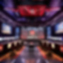 Esports arena at Temple University showcasing gaming setups