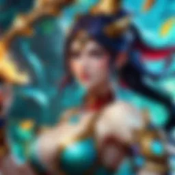 Sona showcasing her abilities in a dynamic gameplay setting