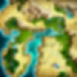 Strategic map of Summoner's Rift