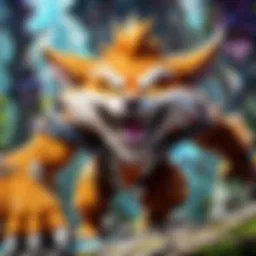 Gnar in action showcasing his abilities