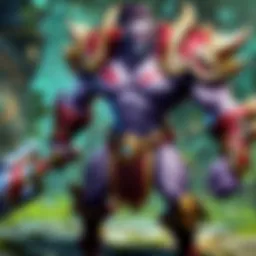 The digital landscape of League of Legends gameplay