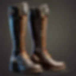 Visual representation of very volatile boots' characteristics