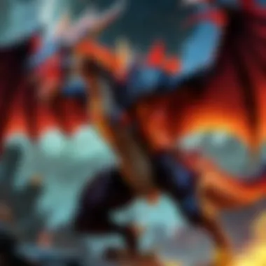 Fiery Battle in the Infernal Drake's Lair