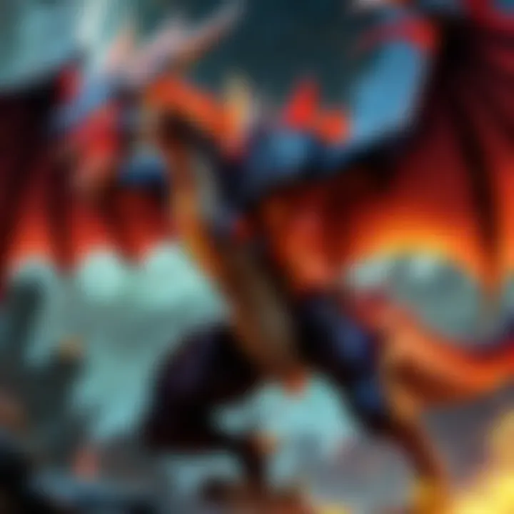 Fiery Battle in the Infernal Drake's Lair