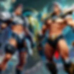 Visual representation of teamwork in League of Legends