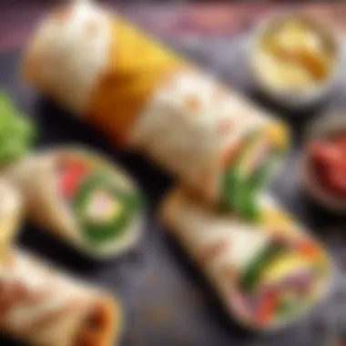 Flavorful Wraps Flavorful Wraps from Milios Culinary Haven