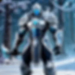 Visualization of Frost Armor mechanics in League of Legends
