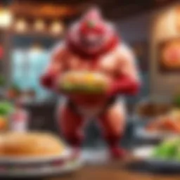 Abstract representation of Grubhub's inception