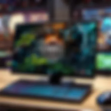 Immersive Gaming Display for League of Legends Players