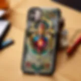 Stylish League of Legends phone case featuring intricate design