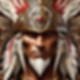 Intricate Tribal Detailing on Fanatics Chiefs Hat
