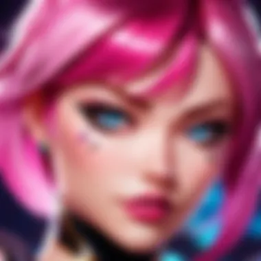 Popularity of K/DA Evelynn Contact Lenses Among League of Legends Fans League of Legends community members wearing K/DA Evelynn contact lenses