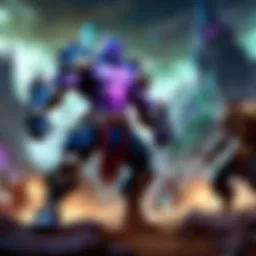 A vibrant illustration depicting a thrilling battle scene from a League of Legends novel.