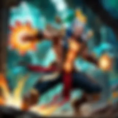 Infuse Energy with Dynamic Action Artwork Dynamic League of Legends action wall decal