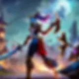 Display of League of Legends gameplay on iPhone