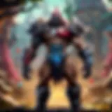 Abstract representation of League of Legends and YouTube synergy