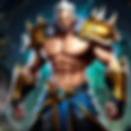 An iconic character from League of Legends showcasing their unique abilities